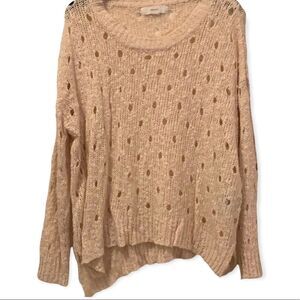 Forever 21 Pink Holey Sweater
